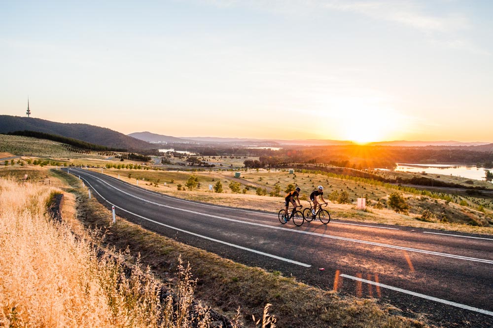 Road cycling in Canberra